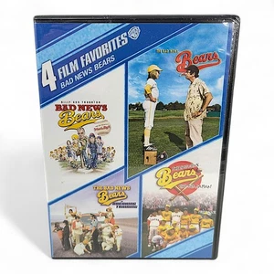 Bad News Bears 4 Film Favorites 4 Discs DVD Set Classic Films & 2005 Remake NEW - Picture 1 of 3