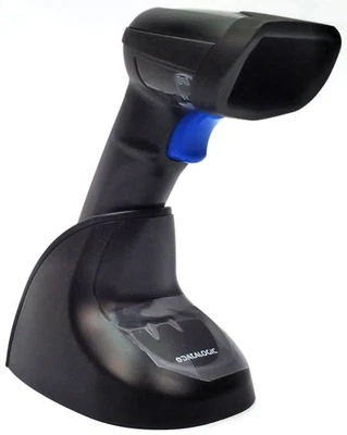 Escáner de código de barras portátil Datalogic QuickScan D2590 QD2590-BKK1B con base Foto 1 de 4