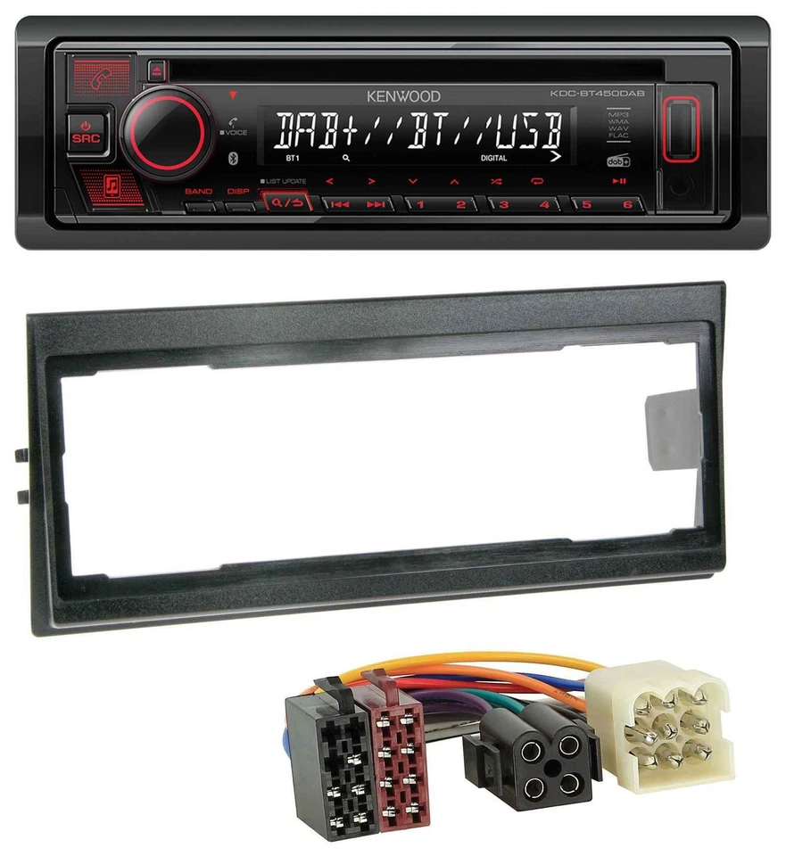 Kenwood MP3 CD USB Bluetooth DAB Autoradio für Volvo 740, 760 (1982-1992) - Bild 1 von 4