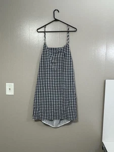 American Eagle Kleid Damen XXL Gingham hinten offen Cottagecore Prairie C82 - Bild 1 von 9