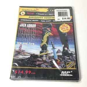 New Sealed GraphicAudio MP3 Audio CD, Jack Adrian Death Lands Ice & Fire, 7 Hour - Foto 1 di 9