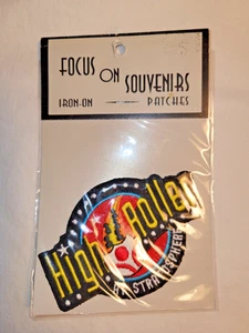NOS ROLLER COASTER PATCH Stratosphere HIGH ROLLER LAS VEGAS Bügelbild - Bild 1 von 4