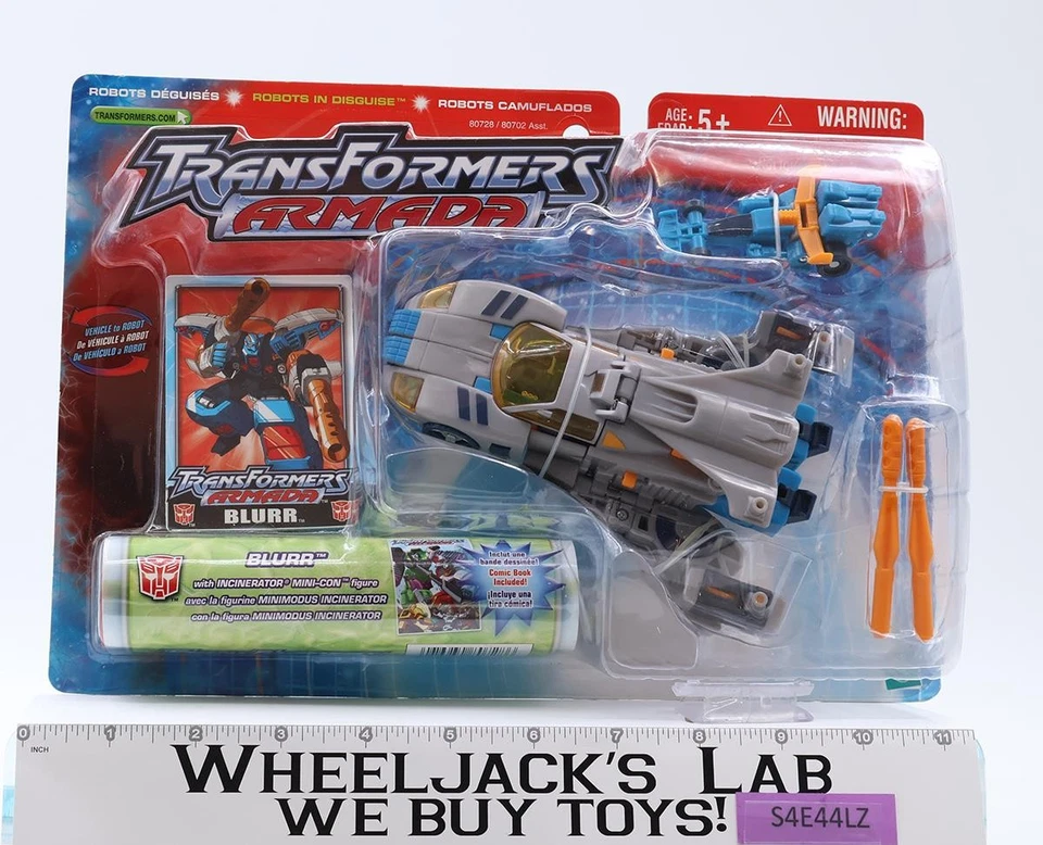 Figura de acción Hasbro Blurr & Incinerator Transformers Armada 2002 NUEVA SELLADA Foto 1 de 4