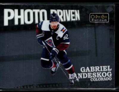 2022-23 O-Pee-Chee Platinum Photo Driven #PD-11 Gabriel Landeskog - Image 1 of 2