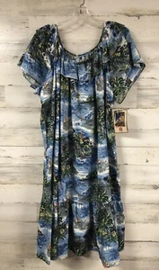 Hilo Hattie The Hawaiian 3X Muu Muu luftiges Hängerchen Kleid Resort Kreuzfahrt tropisch - Bild 1 von 12