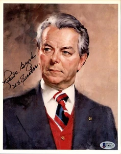 Robert Byrd Signed West Virginia Senator 8x10 Photo Beckett COA - Imagen 1 de 2