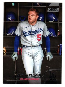 2022 Topps Stadium Club Base #291 Freddie Freeman - Los Angeles Dodgers