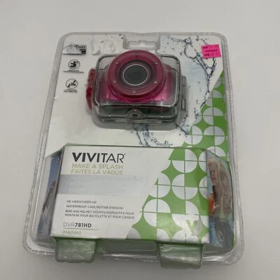 Vivitar HD Action Waterproof Camera / Camcorder - Pink DVR781HD - Brand New - Image 1 of 4