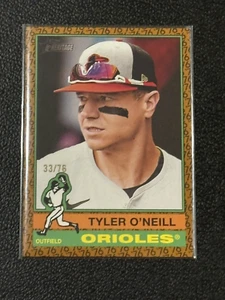 2025 Topps Heritage #246 COLOR OF THE YEAR 33/76 TYLER O'NEILL Baltimore Orioles - Picture 1 of 3