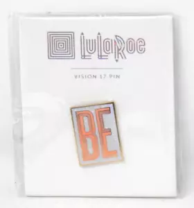 LuLaRoe BE Promo Enamel Pin - Vision 17 Glitter 1" Clutch Hat Lapel NEW - Picture 1 of 7
