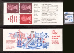Great Britain 0045 Booklet 1979 MNH Standard (10p) - Picture 1 of 1