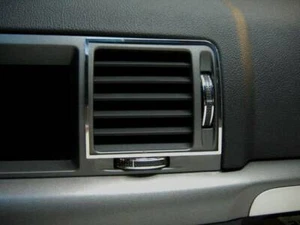 D Chrom Rahmen für Lüftungsschacht / Opel Vectra C FL ab 2006- Edelstahl poliert - Bild 1 von 3