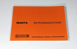 1970-75 Opel Manta A German Language Owners Manual / 'Betreibesanleitung' - MINT - Bild 1 von 6