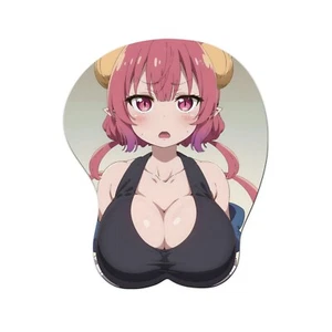3D Oppai Anime Mauspad mit Handballenauflage von Miss Kobayashi Ilulu #01 - Bild 1 von 9