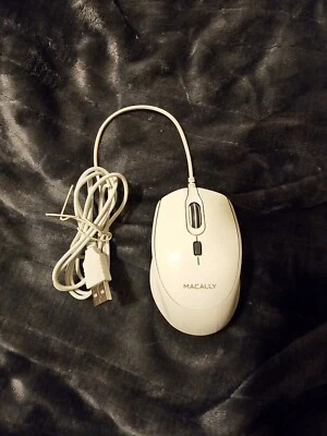 Macally USB Wired Mouse for Mac and Windows -  3 Button Corded Computer Mouse - Image 1 of 3