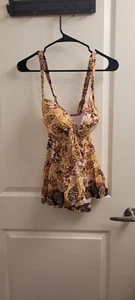 Torrid NWT 1X DD/DDD Womens Tankini Swimsuit Top Pink Floral No Wire Adjustable - Picture 1 of 10