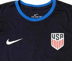 Nike USA Athletic T-shirt Athletic Cut Navy Blue Men's Size Small - Picture 1 of 2