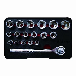 3/8" Dr Wobble Head Ratchet/Socket Set - 18 Piece 7447 - Bild 1 von 1