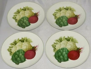 Philippe Deshoulieres Lourioux France Vegetable Canape Snack Salad Plates - 4 - Picture 1 of 5