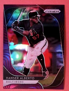 2020 Panini Prizm Purple #110 Hanser Alberto Baltimore Orioles