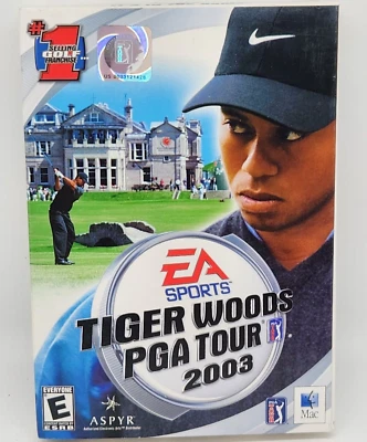 NUEVO TIGER WOODS PGA TOUR 2003 CAJA PEQUEÑA SELLADA MAC OS X MACINTOSH APPLE PC Foto 1 de 4