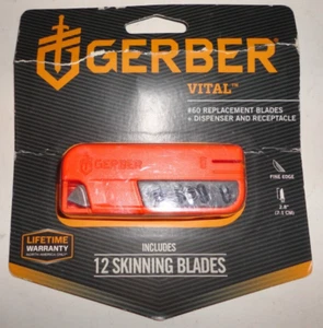 BRAND NEW Gerber Hunting VITAL REPLACEMENT BLADES 12 #60 Skinning Blades - Picture 1 of 1