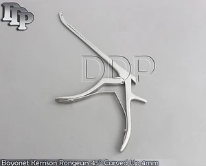 Bajonett Kerrison Rongeurs 45° Curved Up 4mm Chirurgische Instrumente - Bild 1 von 4