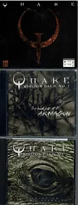 Quake & Quake Mission Pack 1 & Quake Mission Pack 2 Pc New All 3 Full Versions - Picture 1 of 2