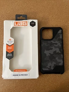 UAG Metropolis LT Hülle für Apple iPhone 16 PRO MAX Rugged Micro Hex Camo Graphit - Bild 1 von 9