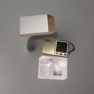 Vtg Bell &Howell FM/MW/SW 9 Band World Receiver Ear Phones Shortwave Port Radio - Picture 1 of 6