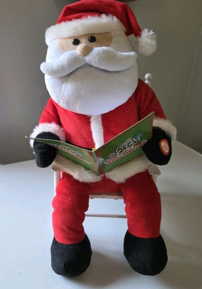 Mecedora Animada Cuentacuentos Santa Real Movimientos 15" Alto Risitas Funciona Foto 1 de 4