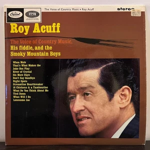 ROY ACUFF - Voice Of Country Music (1968 UK Pressing) - 12" Vinyl Record LP - EX - Picture 1 of 3