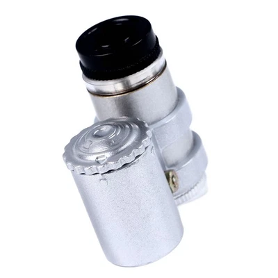 Microscope Pour Téléphone Portable Loupe 45X Avec 2 LED Pour L'inspection - Photo 1/4
