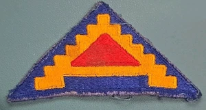 Parche del 7º Ejército de los Estados Unidos - Uniforme de borde cortado - De colección Segunda Guerra Mundial sin brillo * - Imagen 1 de 3