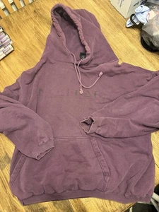 No Fear Gear Vintage Purple Hoodie Medium - Flaws *READ* - Picture 1 of 8
