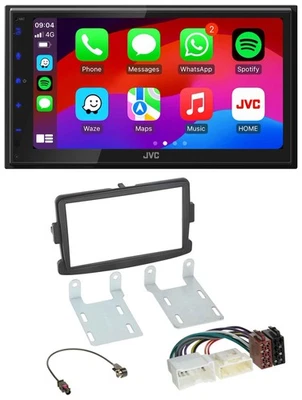 JVC Bluetooth 2DIN MP3 DAB USB Autoradio für Dacia Sandero Opel Vivaro Renault T - Bild 1 von 4