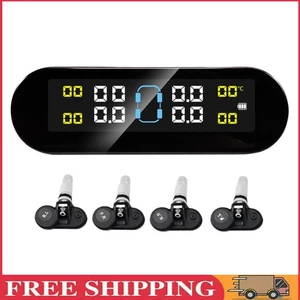 TPMS Monitor Real-time Display LCD Display Auto Security Alarm Device(Internal) - Bild 1 von 12