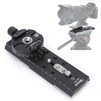 ISHOOT Clamp Adapter, Arca-Swiss Quick Release Plate to Manfrotto Sachtler Fluid Head