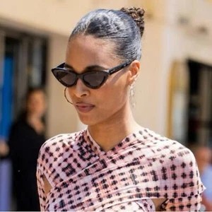 NEW JIMMY CHOO ADDY/S 0086 70 Havana/Brown Authentic Women Sunglasses - Afbeelding 1 van 9