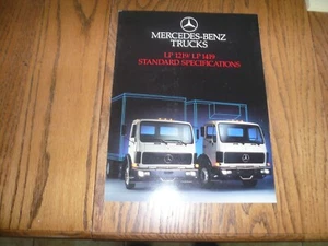 Mercedes-Benz LP 1219/LP 1419 Sales Brochure Standard Specifications - Vintage - Picture 1 of 3