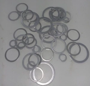 Aluminiumdichtring M5 M6 M7 M8 M10 M14 M16 M18 M20 M22 M24 Dichtung, DIN 7603 A - Bild 1 von 1