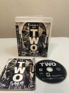 PS3 Playstation 3 Army Of Two Video Game CIB ~ COMPLETE w/ MANUAL - Picture 1 of 4