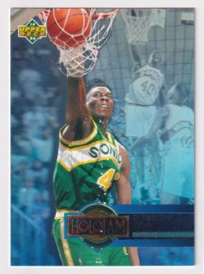 Upper Deck 1994 McDonalds Holojam #31 Shawn Kemp French - Photo 1/2