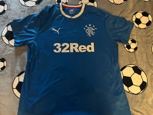 Men's Rangers 16/17 Home Shirt XXL Excellent Condition Football - Picture 1 of 8