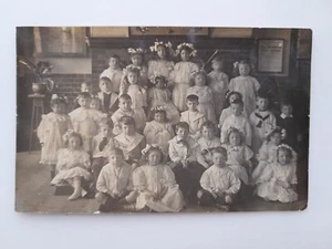 Vintage Postcard: Group School Children 1910: J & G Taylor: London - Picture 1 of 2