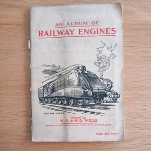 Wills 1936 Album of Railway Engines cards full set in album - Picture 1 of 13