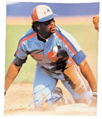 Tim Raines 7xAll-Star, SB Leader 3xWS Champ, Batting Title, HOF Autographed 8x10 - Image 1 of 4