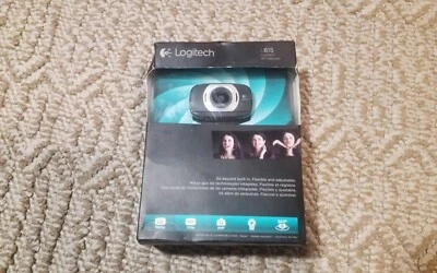 Logitech C615 Web Cam Black 2016 Spanish / English Model Please Read Description - Image 1 of 4