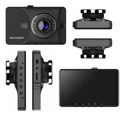 HD driving recorder 4-inch dual-lens car camera front and rear dual recording - Image 1 of 4