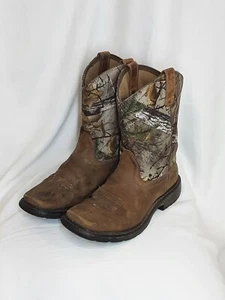 Ariat 10020104 Camo Western Cowboy Boots Youth Size 4 - Picture 1 of 8